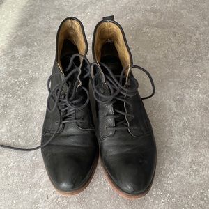 Frye lace up bootie